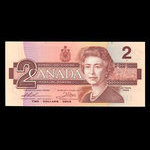 Canada, Banque du Canada, 2 dollars <br /> 1986