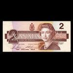 Canada, Banque du Canada, 2 dollars <br /> 1986