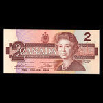 Canada, Banque du Canada, 2 dollars <br /> 1986
