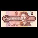 Canada, Banque du Canada, 2 dollars <br /> 1986