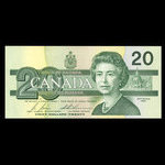 Canada, Banque du Canada, 20 dollars <br /> 1991