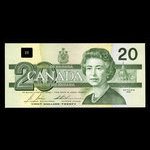 Canada, Banque du Canada, 20 dollars <br /> 1991