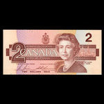 Canada, Banque du Canada, 2 dollars <br /> 1986
