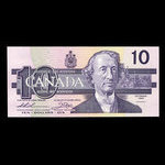 Canada, Banque du Canada, 10 dollars <br /> 1989