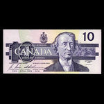 Canada, Banque du Canada, 10 dollars <br /> 1989