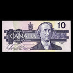 Canada, Banque du Canada, 10 dollars <br /> 1989