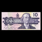Canada, Banque du Canada, 10 dollars <br /> 1989