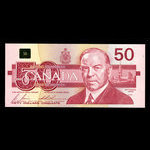 Canada, Banque du Canada, 50 dollars <br /> 1988