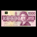 Canada, Banque du Canada, 1,000 dollars <br /> 1988