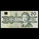 Canada, Banque du Canada, 20 dollars <br /> 1991