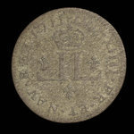 France, Louis XIV, mousquetaire (30 deniers) <br /> 1711