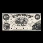 Canada, Bank of Toronto (The), 10 dollars <br /> 3 juillet 1859