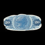 Canada, Bank of Toronto (The), 20 dollars <br /> 1 juillet 1880