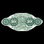 Canada, Metropolitan Bank, 10 dollars <br /> 1872