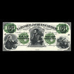 Canada, Banque Jacques-Cartier, 100 piastres <br /> 2 mai 1870