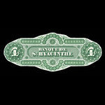 Canada, Banque de St. Hyacinthe, 4 dollars <br /> 2 janvier 1874