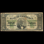 Canada, Canadian Bank of Commerce, 5 dollars <br /> 1 janvier 1879