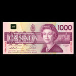 Canada, Banque du Canada, 1,000 dollars <br /> 1988