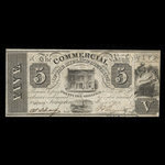 Canada, Commercial Bank of the Midland District, 5 dollars <br /> 1 mars 1836