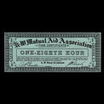 Canada, K.-W. Mutual Aid Association, 1/8 heure <br /> 1935