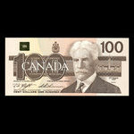 Canada, Banque du Canada, 100 dollars <br /> 1988