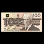 Canada, Banque du Canada, 100 dollars <br /> 1988
