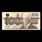 Canada, Banque du Canada, 100 dollars <br /> 1988