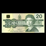 Canada, Banque du Canada, 20 dollars <br /> 1991