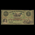 Canada, Banque de Montréal, 1 dollar <br /> 3 janvier 1859