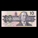 Canada, Banque du Canada, 10 dollars <br /> 1989
