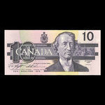 Canada, Banque du Canada, 10 dollars <br /> 1989