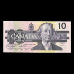 Canada, Banque du Canada, 10 dollars <br /> 1989