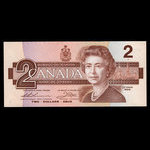 Canada, Banque du Canada, 2 dollars <br /> 1986