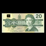 Canada, Banque du Canada, 20 dollars <br /> 1991