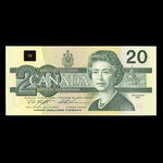 Canada, Banque du Canada, 20 dollars <br /> 1991