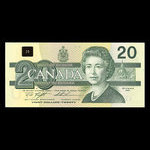 Canada, Banque du Canada, 20 dollars <br /> 1991