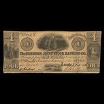 Canada, Farmer's Joint Stock Banking Co., 1 livre(anglaise) <br /> 1 février 1836