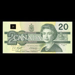 Canada, Banque du Canada, 20 dollars <br /> 1991