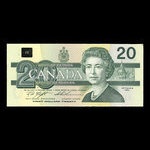 Canada, Banque du Canada, 20 dollars <br /> 1991