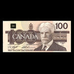 Canada, Banque du Canada, 100 dollars <br /> 1988