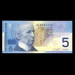 Canada, Banque du Canada, 5 dollars <br /> 2002