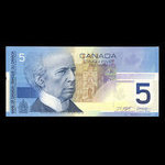 Canada, Banque du Canada, 5 dollars <br /> 2002