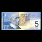 Canada, Banque du Canada, 5 dollars <br /> 2002