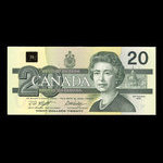 Canada, Banque du Canada, 20 dollars <br /> 1991