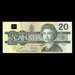 Canada, Banque du Canada, 20 dollars <br /> 1991