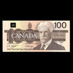 Canada, Banque du Canada, 100 dollars <br /> 1988