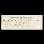 Canada, Bank of British North America, 700 dollars <br /> 16 décembre 1868