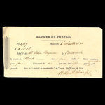 Canada, Banque du Peuple (People's Bank), 8 livres, 15 shillings <br /> 1 juillet 1840