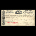 Canada, Union Bank of Newfoundland, 2 livres(anglaise) <br /> 13 avril 1867