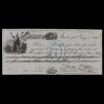 Canada, Banque de Montréal, 58 livres, 13 shillings <br /> 28 août 1855
